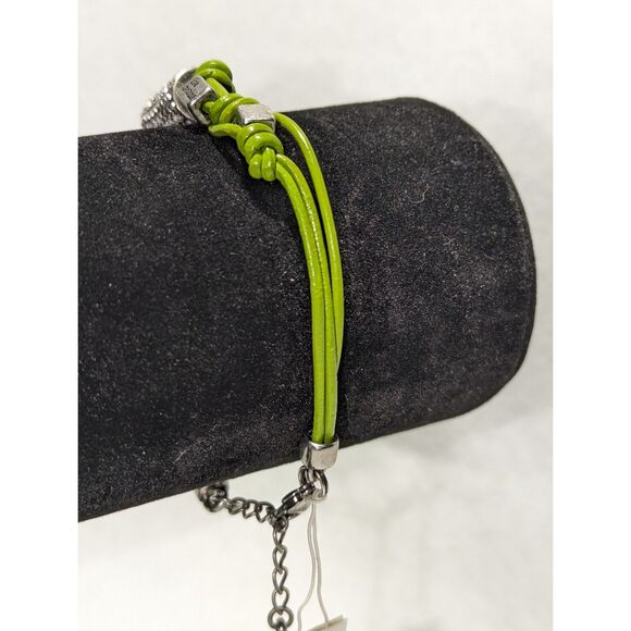 Apple Green Rhinestone Bracelet NWT - Picture 2 of 12